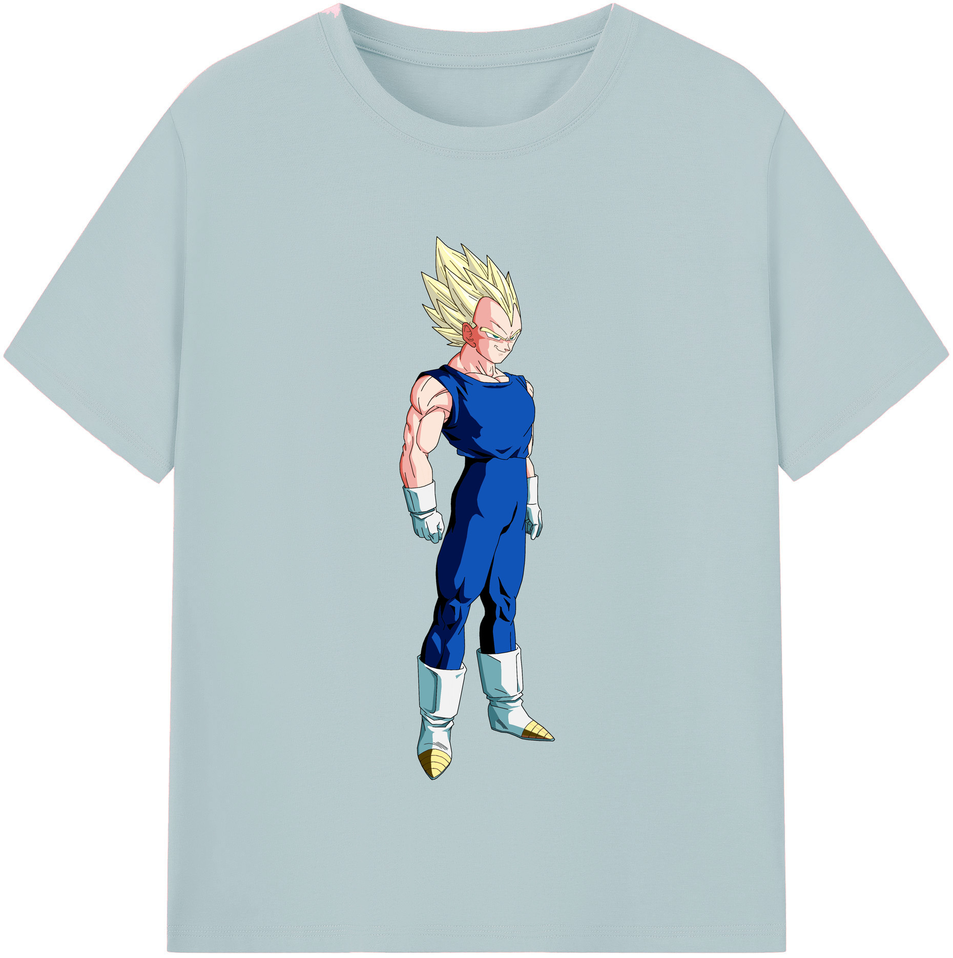 （画像用） ドラゴンボール ベジータ四世（Bejīta Yonsei）DRAGON BALL Vegeta IV 綿100％半袖Tシャツ（フロントプリント）
